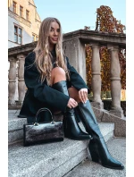 Dámské kozačky na jehlovém podpatku s černé model 21757628 - Boto