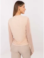 Bluzka IT BZ model 21480333 beżowy - FPrice Bluzka IT BZ model 21480333 beżowy - FPrice