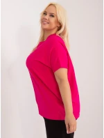 Bluzka RV BZ model 19572739 fuksjowy - FPrice Bluzka RV BZ model 19572739 fuksjowy - FPrice