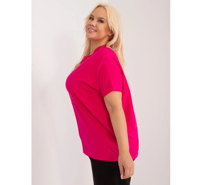 Bluzka RV BZ model 19572739 fuksjowy - FPrice Bluzka RV BZ model 19572739 fuksjowy - FPrice