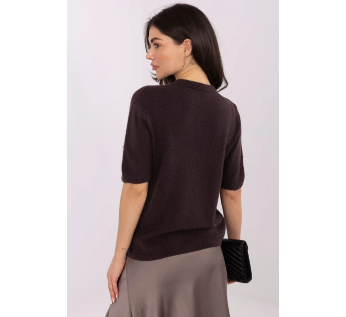 Svetr s krátkým rukávem model 221596 Italy Moda Svetr s krátkým rukávem model 221596 Italy Moda