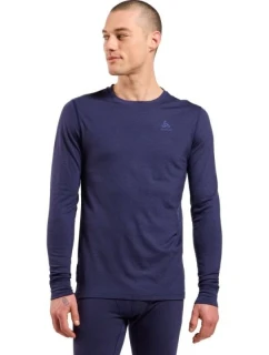 Odlo BL TOP spodní prádlo s dlouhým rukávem l/s MERINO 200 velikost L modrá