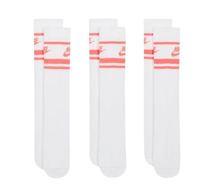 Nike NK Nsw Everyday Essential CR ponožky 3 páry bílé DX5089 100