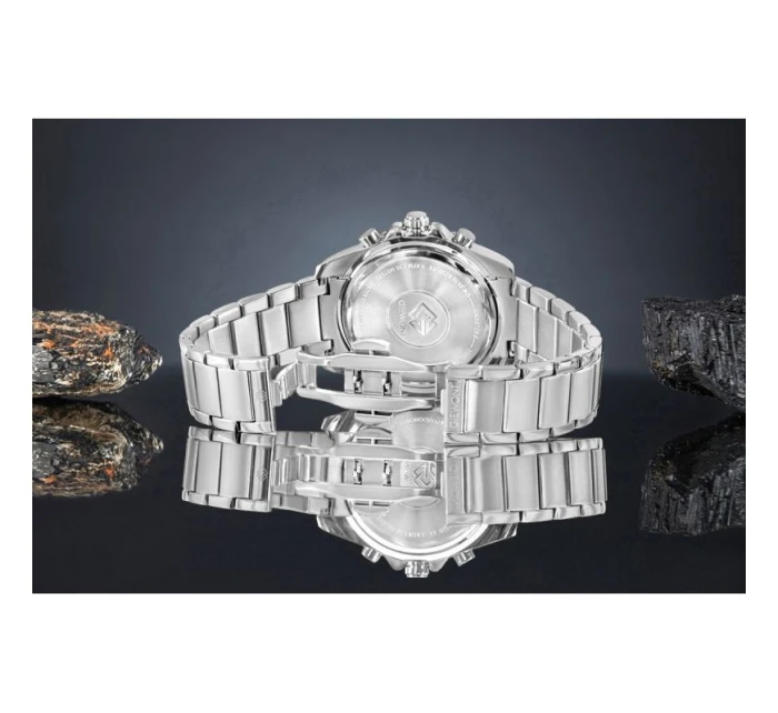 Pánské hodinky Giewont Chronograph Sapphire Silver GW3970-B2