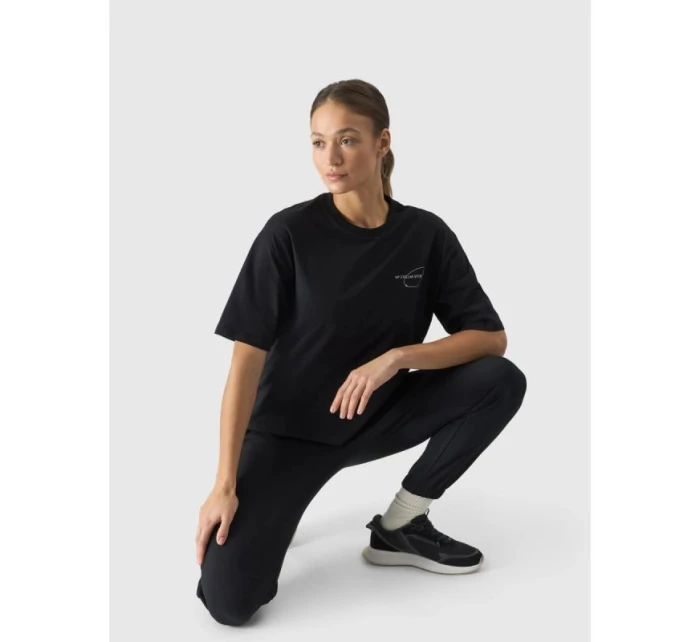 Dámské tričko oversize s potiskem model 21907591 - 4F