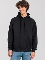 Fruit of the Loom Iconic Premium Hooded Sweat Mikina s kapucí z těžké bavlny 16.2284 black