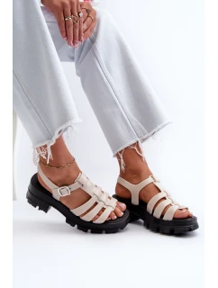 Vonné Dámské Sandály ZAXY NN285040 Bežové