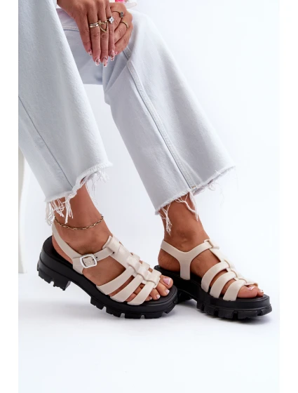 Dámské Sandály  Bežové model 21661721 - Zaxy