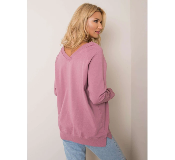 Mikina RV BL 5850.11X tmavě růžová