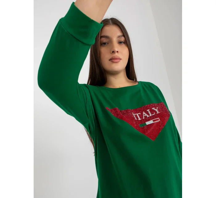 Halenka VI BZ model 17913862 tmavě zelená - FPrice Halenka VI BZ model 17913862 tmavě zelená - FPrice