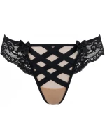 Tanga V-9638 černo/béžová - Axami Tanga V-9638 černo/béžová - Axami