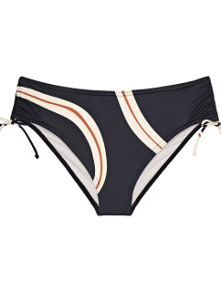 Dámské plavkové kalhotky Summer Allure Midi X - UNKNOWN - černobílé 0034 - TRIUMPH