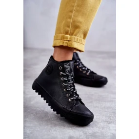 Dámské Tenisky Big Star Vysoké Zateplené Černé model 19975198 - Big Star Shoes Dámské Tenisky Big Star Vysoké Zateplené Černé model 19975198 - Big Star Shoes