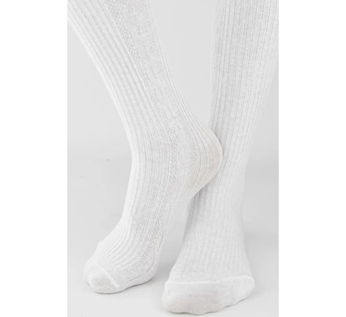 ŽEBROVANÉ KOSTKOVANÉ PUNČOCHÁČE RB011 2-6 LET