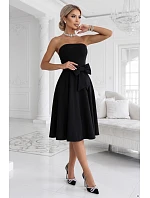 sukienka midi bez z  czarna model 22550994 - numoco