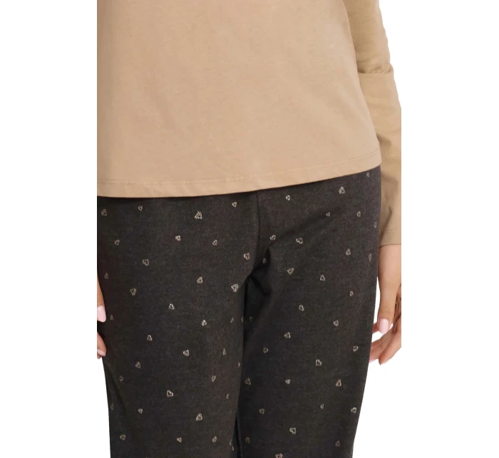Dámské pyžamo 40936 Glam beige - HENDERSON