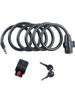 Spirálový lankový zámek Dunlop 12 mm ST 56376 zámek na kolo Spirálový lankový zámek Dunlop 12 mm ST 56376 zámek na kolo