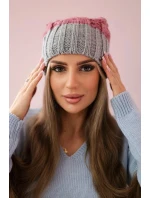 Paris fleecová čepice K212 tmavě model 18750057 - K-Fashion Paris fleecová čepice K212 tmavě model 18750057 - K-Fashion