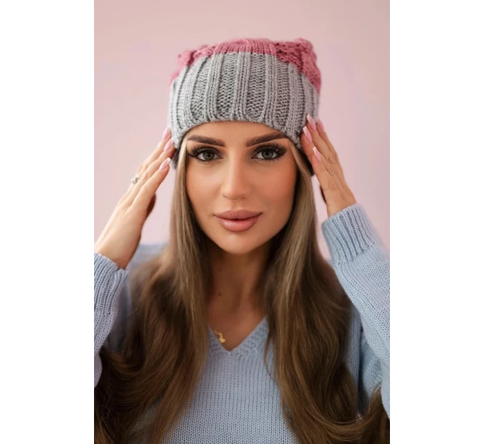 Paris fleecová čepice K212 tmavě model 18750057 - K-Fashion Paris fleecová čepice K212 tmavě model 18750057 - K-Fashion