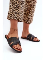 Ploché Dámské Žabky Z Černé model 21661041 - EVENTO Ploché Dámské Žabky Z Černé model 21661041 - EVENTO