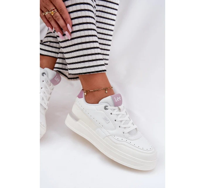 Dámské Tenisky Na Platformě LEE EMMA WOMEN LOW 50251014.00L Bílé