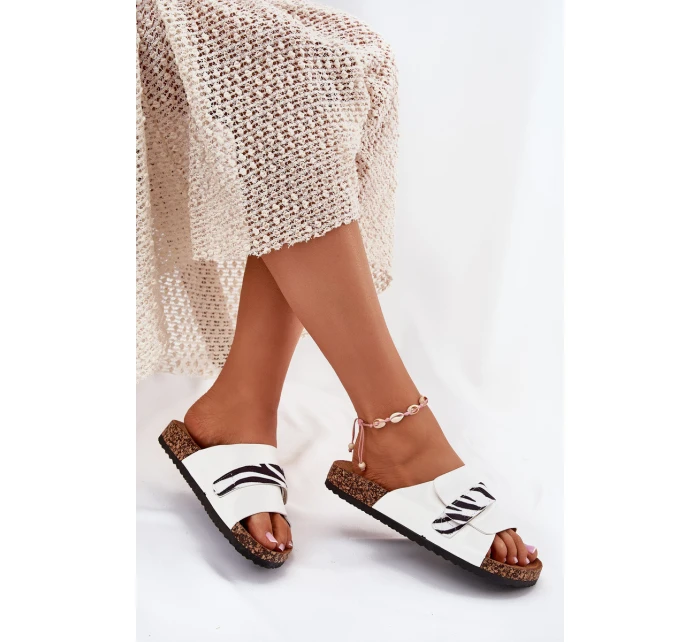 Dámské Pantofle S Klepem Na Korkové Platformě Béžové Baylin Dámské Pantofle S Klepem Na Korkové Platformě Béžové Baylin