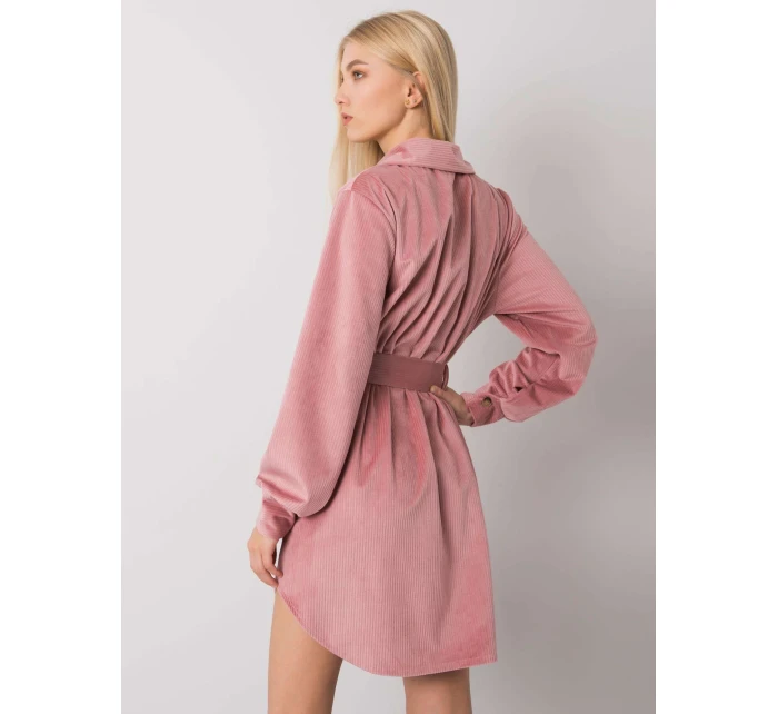 Šaty DHJ SK 10333.12P tmavě růžová Šaty DHJ SK 10333.12P tmavě růžová
