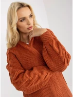 Dámský svetr LO SW LK  tmavě oranžový model 17714719 - FPrice