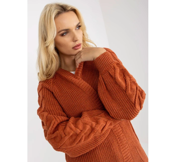 Dámský svetr LO SW LK  tmavě oranžový model 17714719 - FPrice