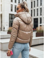 Dámská prošívaná přechodová bunda LOLAROSE béžová FashionStreet TY3738