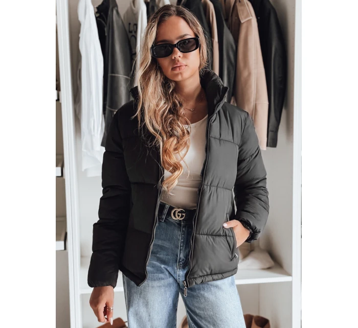 Dámská prošívaná bunda LAROSE černá FashionStreet TY3767