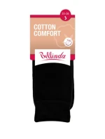 Dámské bavlněné ponožky s pohodlným lemem COTTON COMFORT SOCKS - BELLINDA - šedý melír
