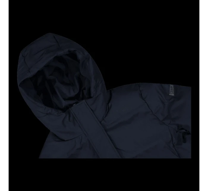 Dámský zimní kabát s kapucí CMP zateplená nepromokavá bunda černá (34K0096/N950)