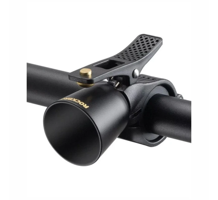 Hliníkový zvonek na kolo Rockbros černý pro děti