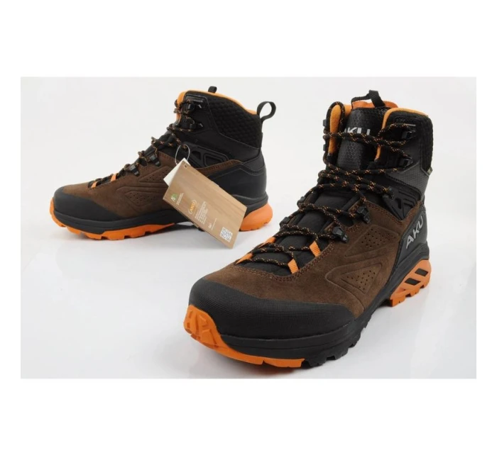 Aku pánská turistická kotníková obuv Reactive Gore-tex hnědá