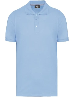 WK WK 274 Pánské pracovní piqué polo z těžké bavlny 20.W274 sky blue