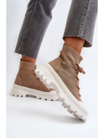 Dámské Nazouvací Botky Hnědé model 21651826 - Boto Dámské Nazouvací Botky Hnědé model 21651826 - Boto