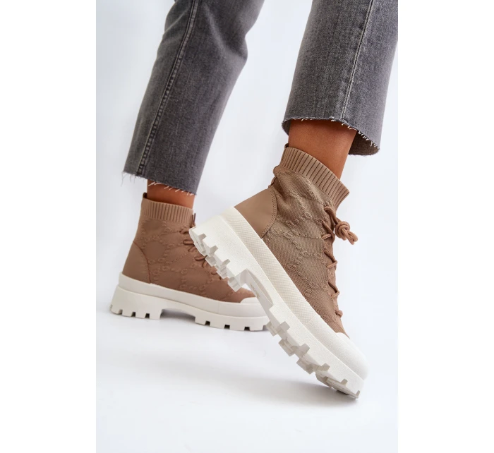 Dámské Nazouvací Botky Hnědé model 21651826 - Boto Dámské Nazouvací Botky Hnědé model 21651826 - Boto