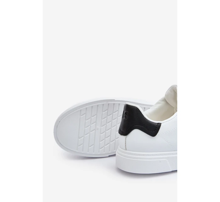 Pánské Sneakers Z Eko Kůže Big Star OO174115 Bílé