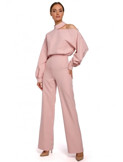 Kombinéza s rukávy  pudrová model 15105932 - Moe