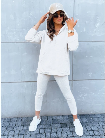 MAY DAY dámská tepláková souprava světle béžová FashionStreet AY0912 MAY DAY dámská tepláková souprava světle béžová FashionStreet AY0912