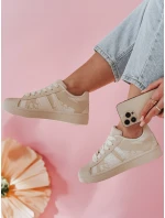 LUCIOS béžové FashionStreet dámské tenisky na platformě ZY0863