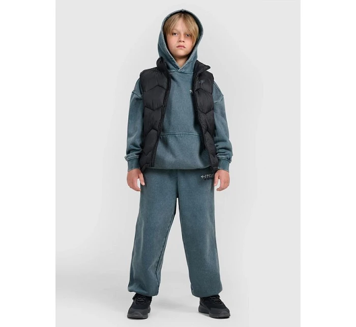 Chlapecké péřové tričko bez rukávů se syntetickou výplní 4F 4FJRAW25TVJAM325-20S