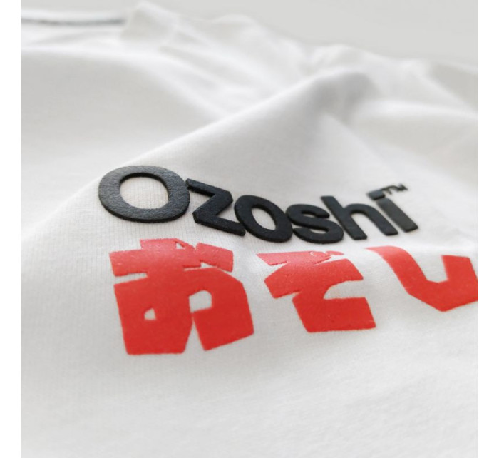 Ozoshi Pánské tričko Isao M white Tsh O20TS005