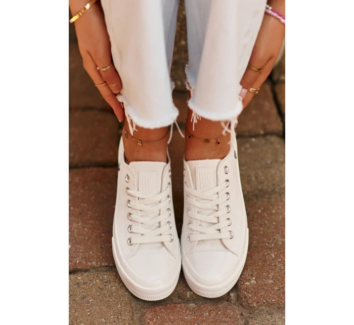 Klasické Dámské Tenisky Big Star NN274285 Bílé Klasické Dámské Tenisky Big Star NN274285 Bílé