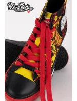 Tenisky Pol'and'Rock Festival X Big Star SS174501 Černo-Červené Tenisky Pol'and'Rock Festival X Big Star SS174501 Černo-Červené