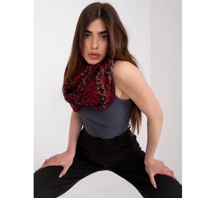 Tunelová šála AT KM 241380 kaštanová