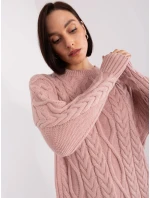 Sukienka BA SK model 19040767 jasny różowy - FPrice Sukienka BA SK model 19040767 jasny różowy - FPrice