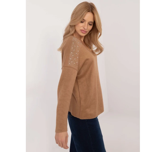 Sweter DHJ SW model 20609069 camelowy - FPrice