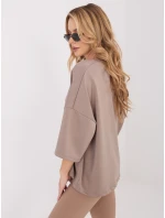 Bluzka MJ BZ model 21782527 ciemny bezowy - FPrice